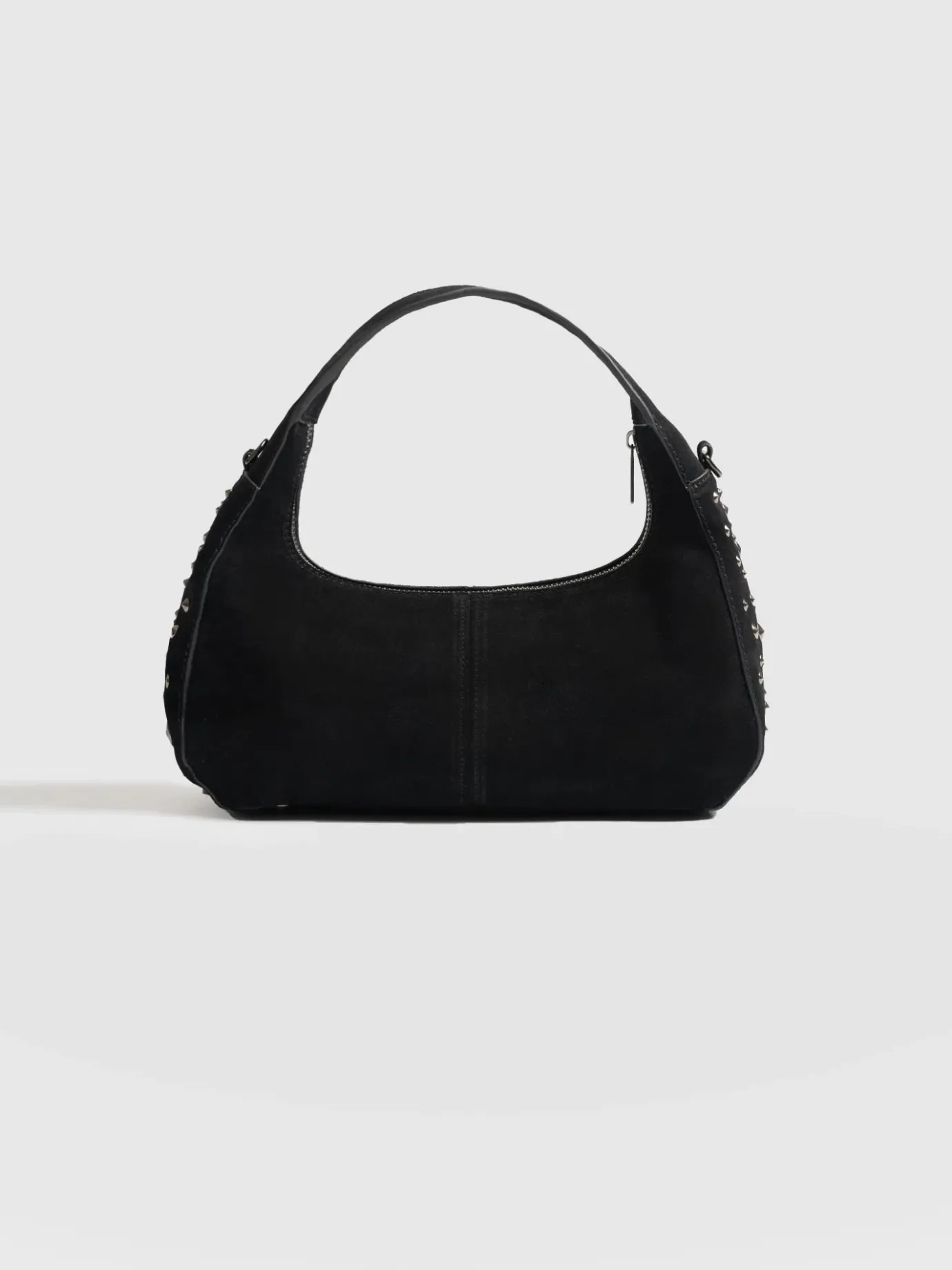 Leather Bags|Bags|Saint and Sofia Taylor Hobo Handbag - Black