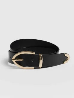 Leather Belts|Accessories|Saint and Sofia Victory Belt - Black