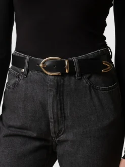 Leather Belts|Accessories|Saint and Sofia Victory Belt - Black